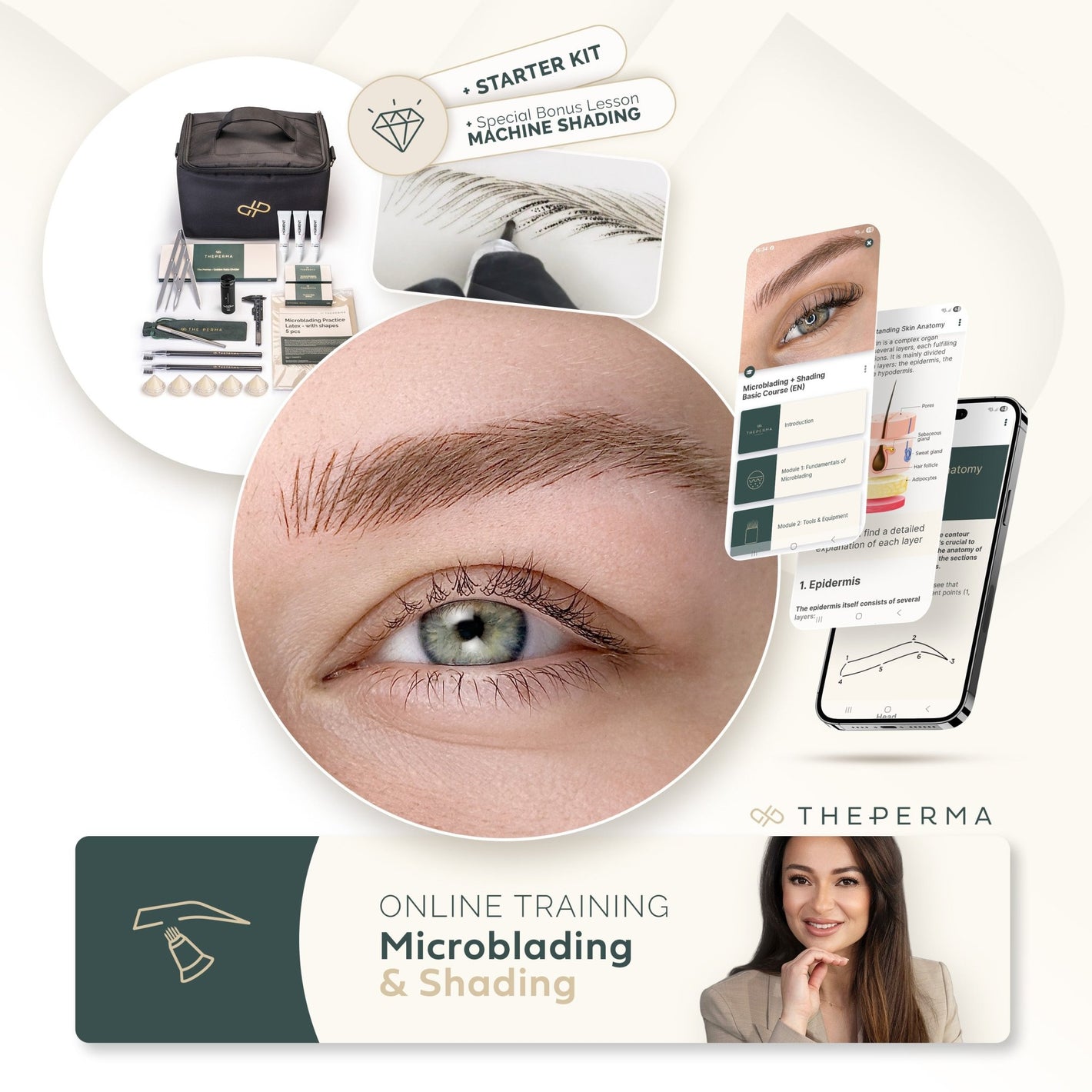 The Perma Microblading & Shading Online Training with Starter Kit - The Perma
