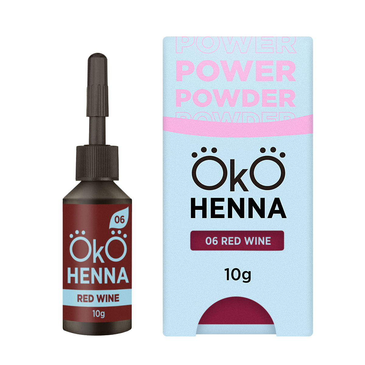 OKO Power Powder Henna – 06 Red Wine 10 g