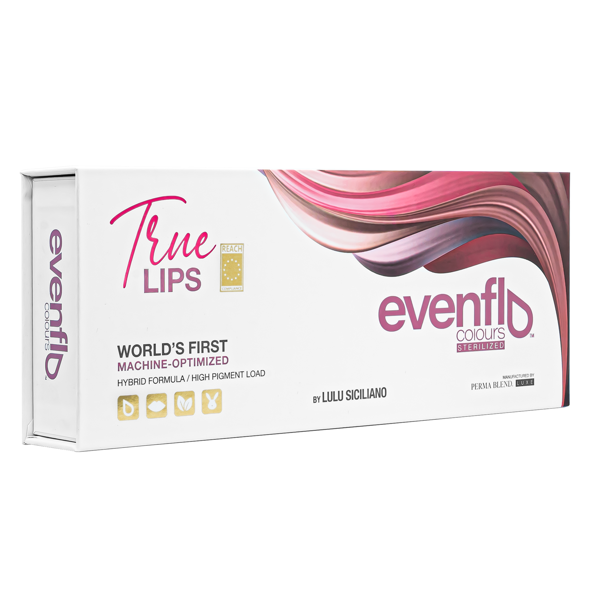 Perma Blend Luxe Evenflo PMU Ink - True Lips Set - Complete Set of 6x15ml