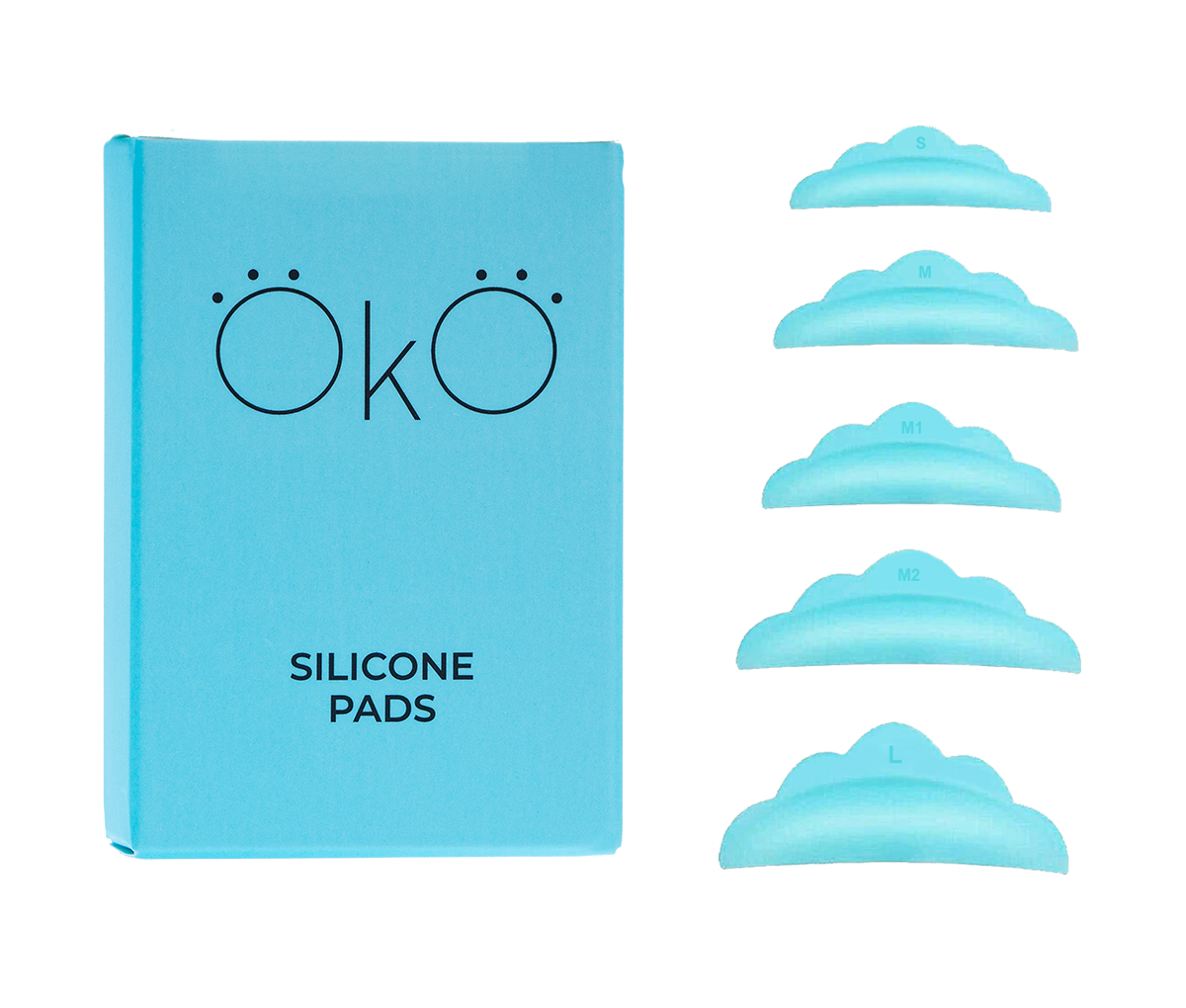 OKO Silicone Pads Full Set 5 (S, M, M1, M2, L)