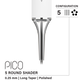 Vertix Pico Cartridges 0.25mm 5 Round Shader Long Taper Needle - 20pcs
