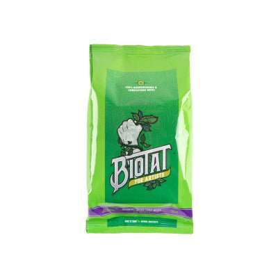 BIOTAT Numbing Green Soap Wipes - 40pcs - The Perma