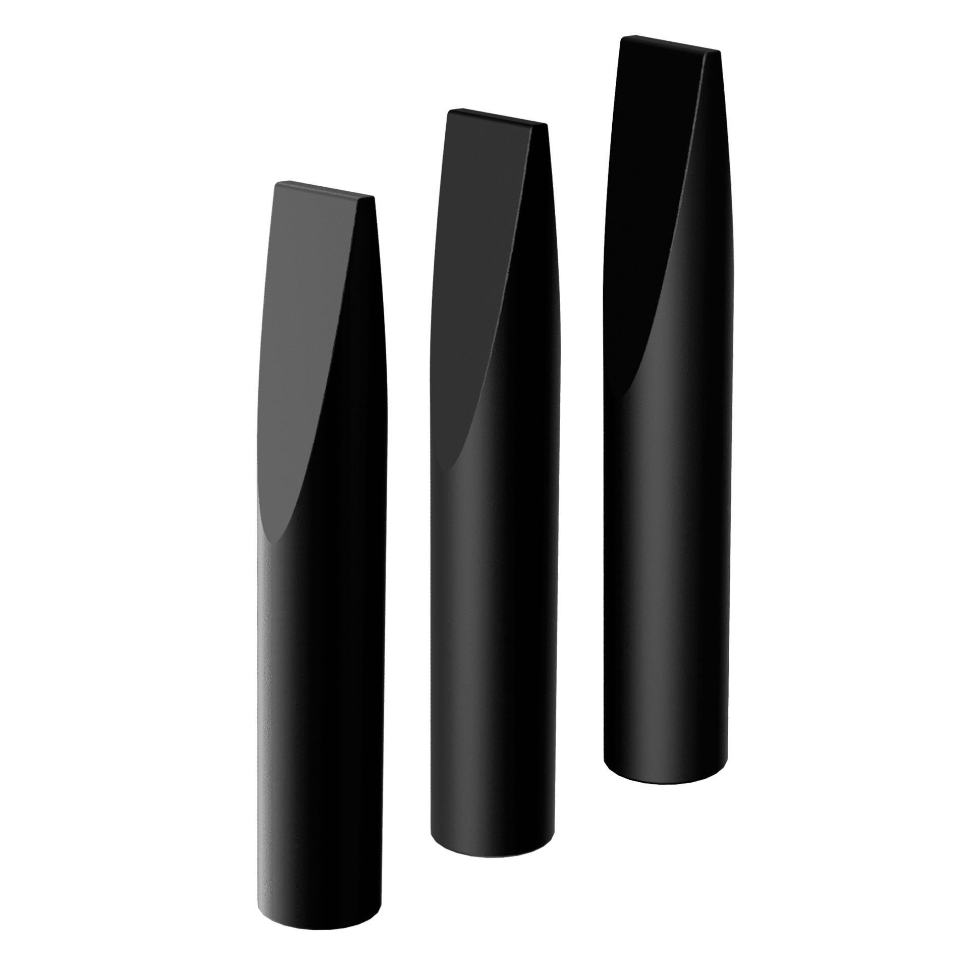 Disposable refills / crayons for ME aluminium pens - Black - The Perma