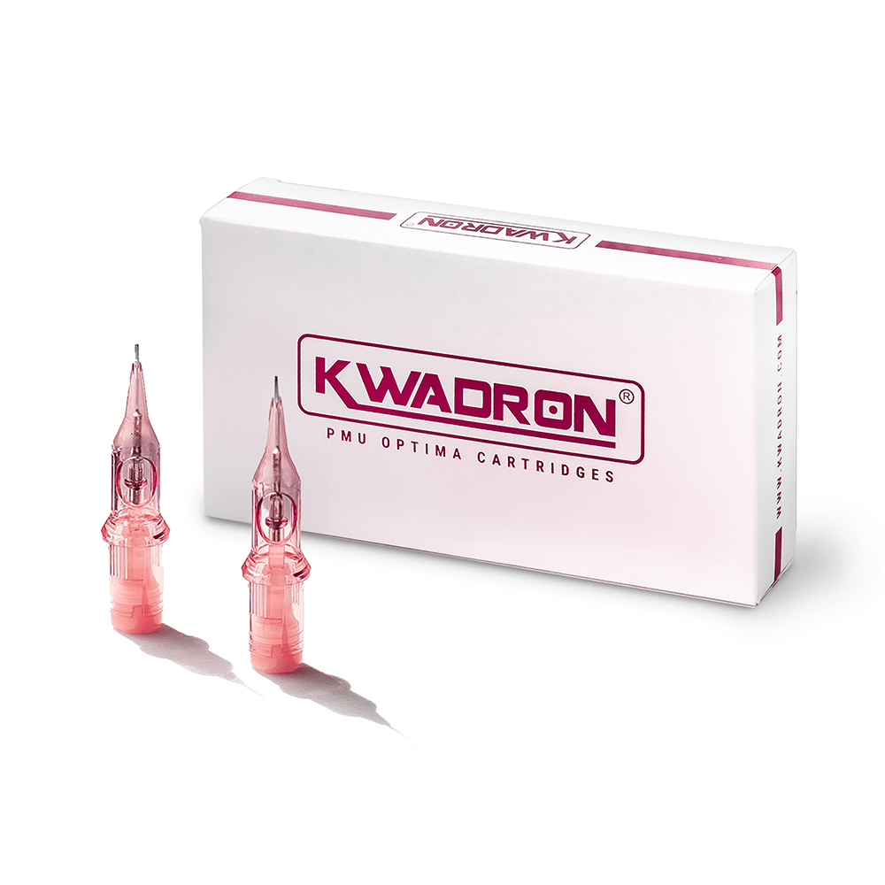 KWADRON® PMU Optima Cartridges 0.35mm 4 Flat / Point Taper - 20pcs - The Perma