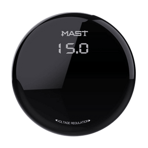 Mast Circle Tattoo Power Supply OLED Simple Power for Tattoo Machines - The Perma