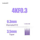 Mast PRO Cartridges 1004KF - 0,30mm / 3,5mm Taper - 20pcs - The Perma