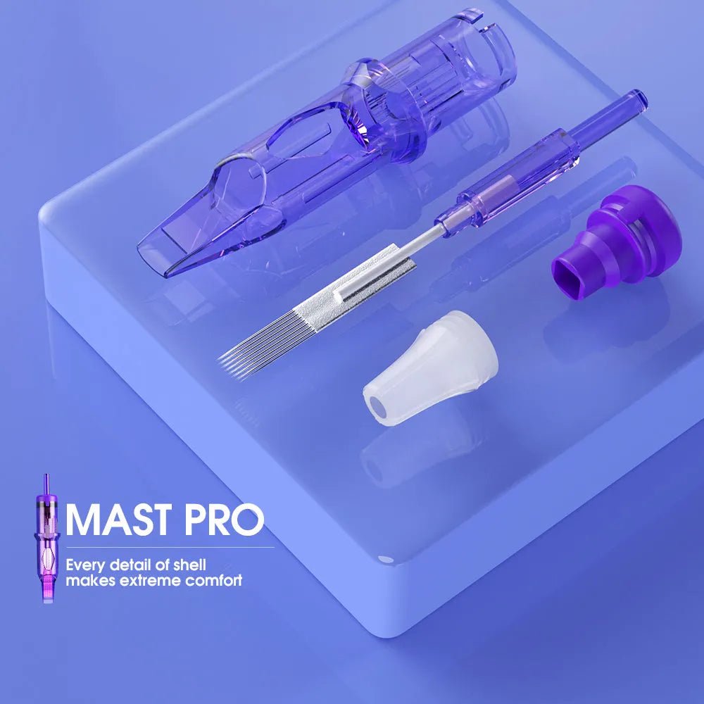 Mast PRO Cartridges Needle 1 Round Liner / 5mm Taper - 20pcs - The Perma