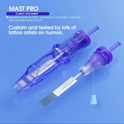 Mast PRO Cartridges Needle 1 Round Liner / 5mm Taper - 20pcs - The Perma