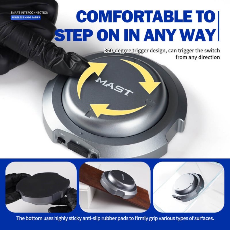 Mast Wireless Foot Pedal - The Perma