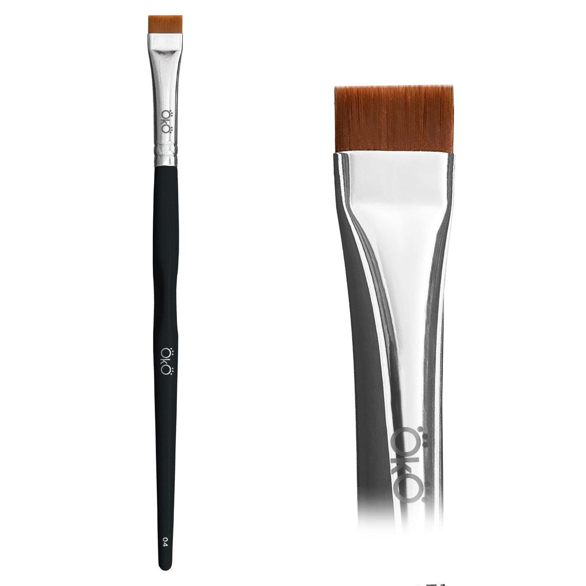 Flat Brush OKO #4 – Black