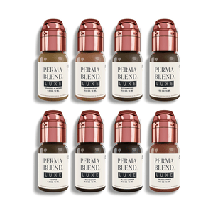 Perma Blend Luxe PMU Ink - Brow - Chicka Wow Wow Wow Set 8x15ml - The Perma