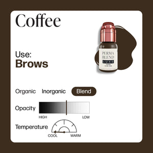 Perma Blend Luxe PMU Ink - Coffee 15ml - The Perma