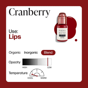 Perma Blend Luxe PMU Ink - Cranberry 15ml - The Perma