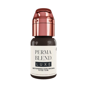Perma Blend Luxe PMU Ink - Determined Dark Brown 15ml - The Perma