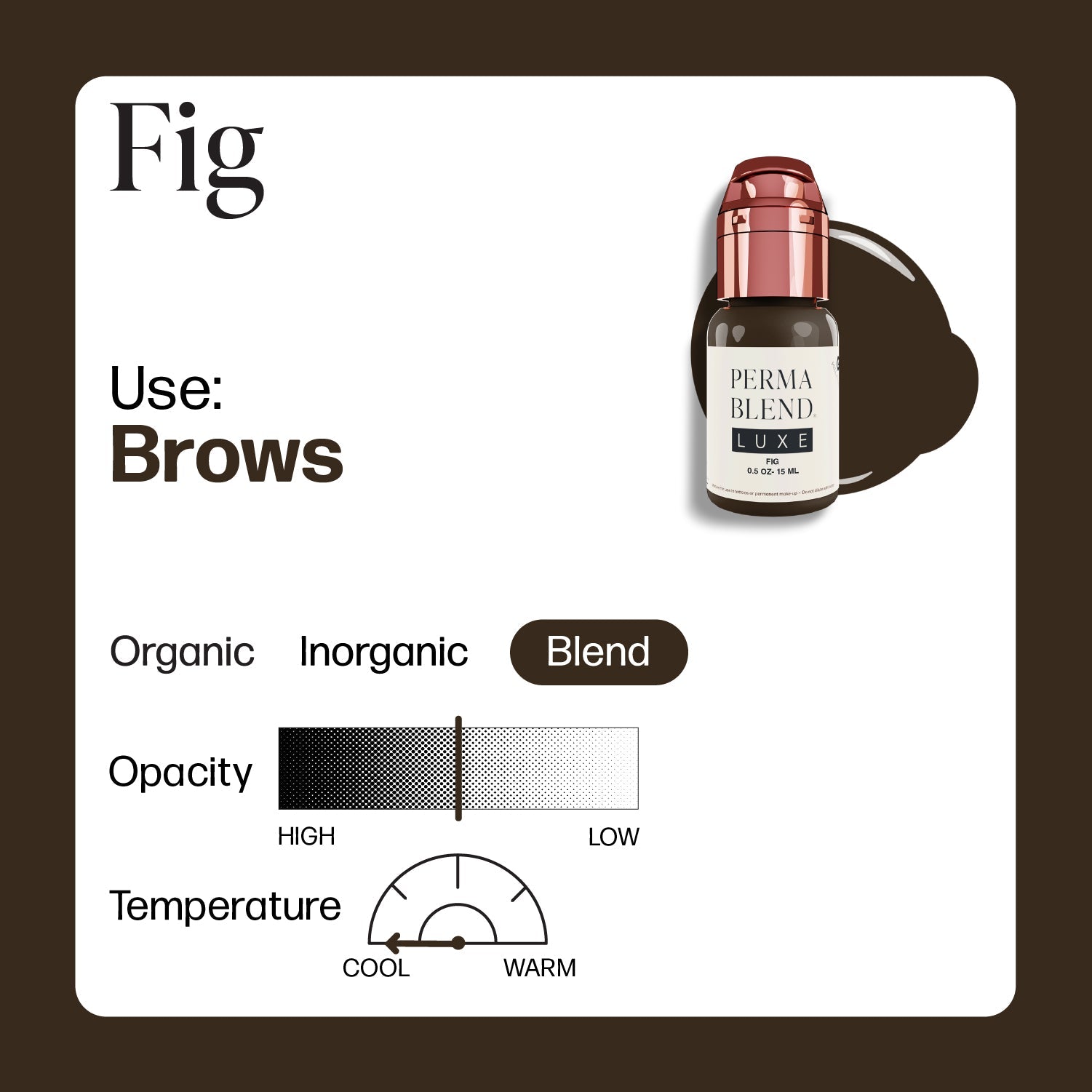 Perma Blend Luxe PMU Ink - Fig 15ml - The Perma