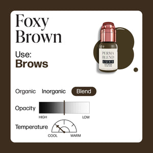 Perma Blend Luxe PMU Ink - Foxy Brown 15ml - The Perma