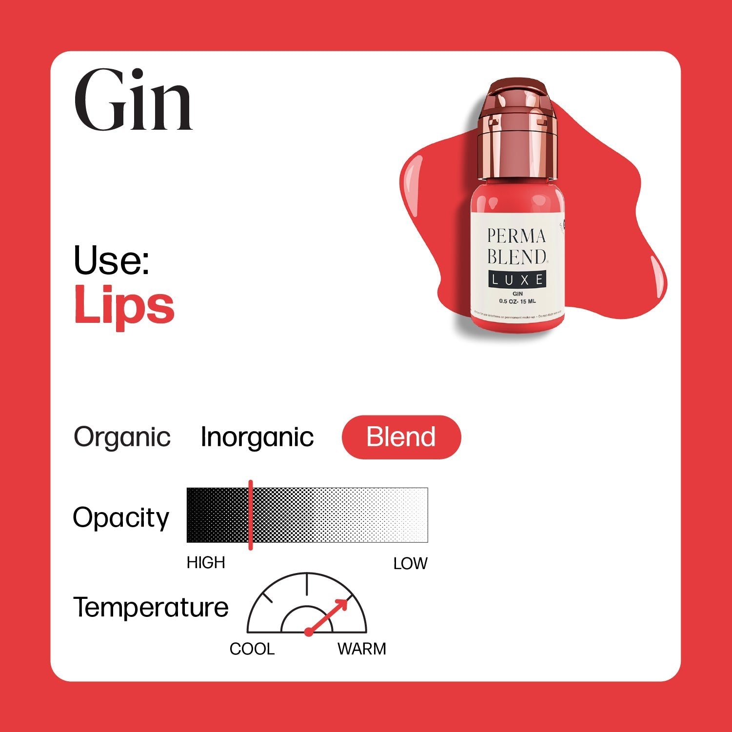 Perma Blend Luxe PMU Ink - Gin 15ml - The Perma