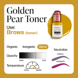 Perma Blend Luxe PMU Ink - Golden Pear Toner 15ml - The Perma