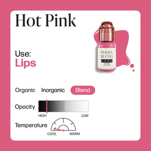 Perma Blend Luxe PMU Ink - Hot Pink 15ml - The Perma
