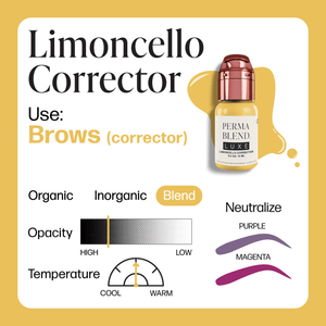 Perma Blend Luxe PMU Ink - Limoncello Corrector 15ml - The Perma