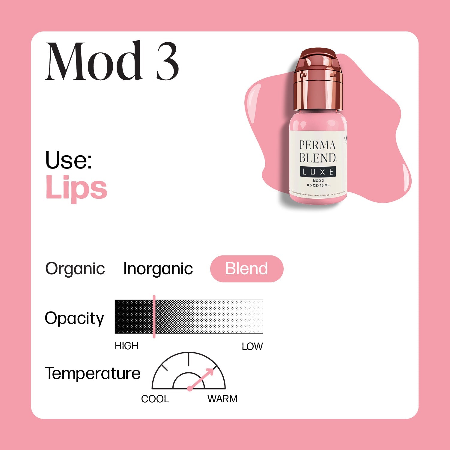 Perma Blend Luxe PMU Ink - Mod 3 15ml - The Perma