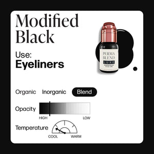 Perma Blend Luxe PMU Ink - Modified Black 15ml - The Perma