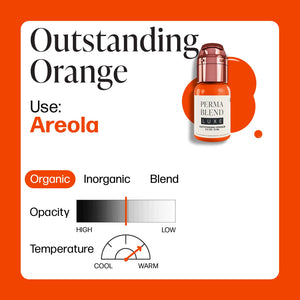 Perma Blend Luxe PMU Ink - Outstanding Orange 15ml - The Perma
