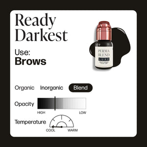 Perma Blend Luxe PMU Ink - Ready Set, Go Pre - Modified Set - Ready Darkest 15ml - The Perma