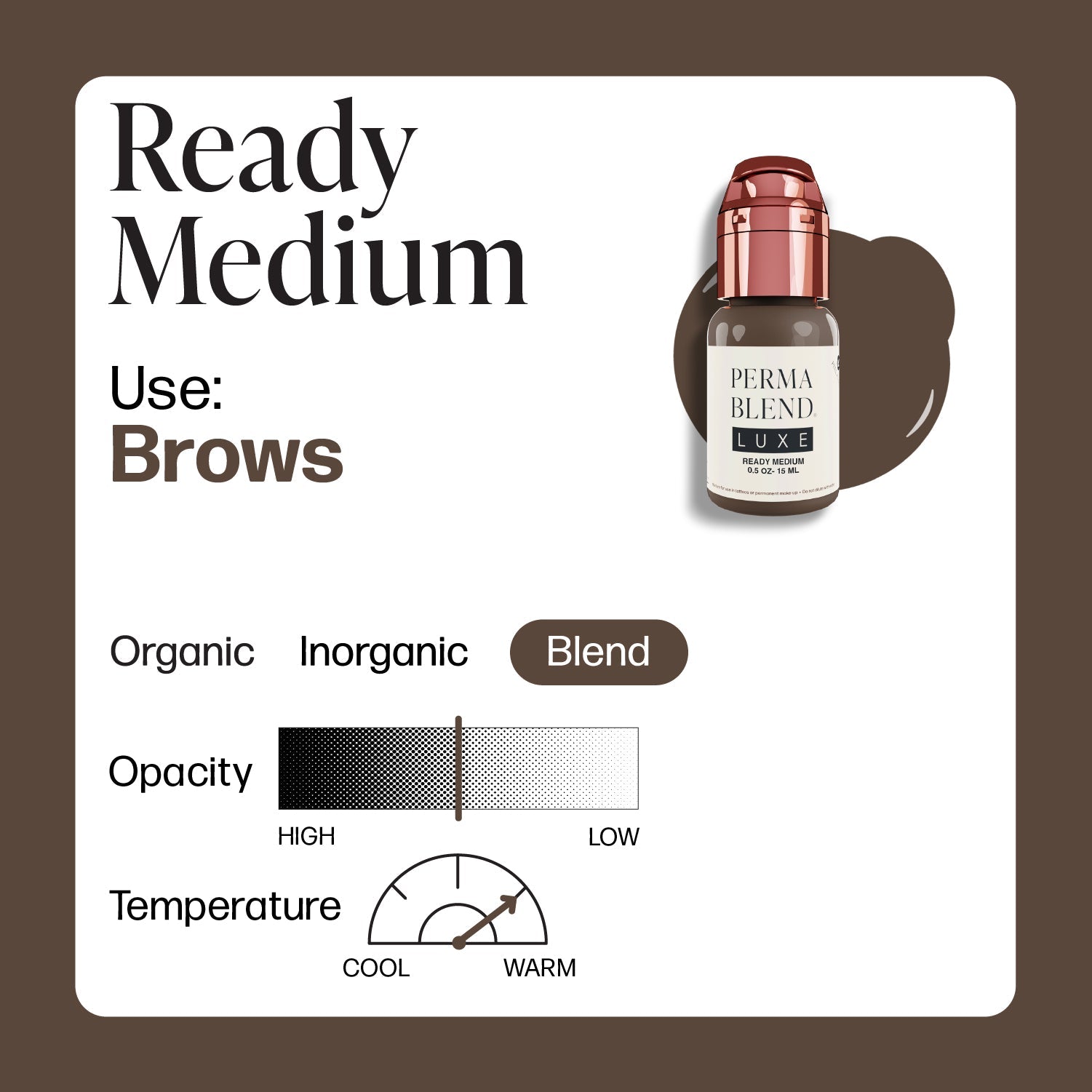 Perma Blend Luxe PMU Ink - Ready Set, Go Pre - Modified Set - Ready Medium 15ml - The Perma