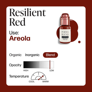 Perma Blend Luxe PMU Ink - Resilient Red 15ml - The Perma