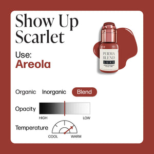 Perma Blend Luxe PMU Ink - Show Up Scarlet 15ml - The Perma