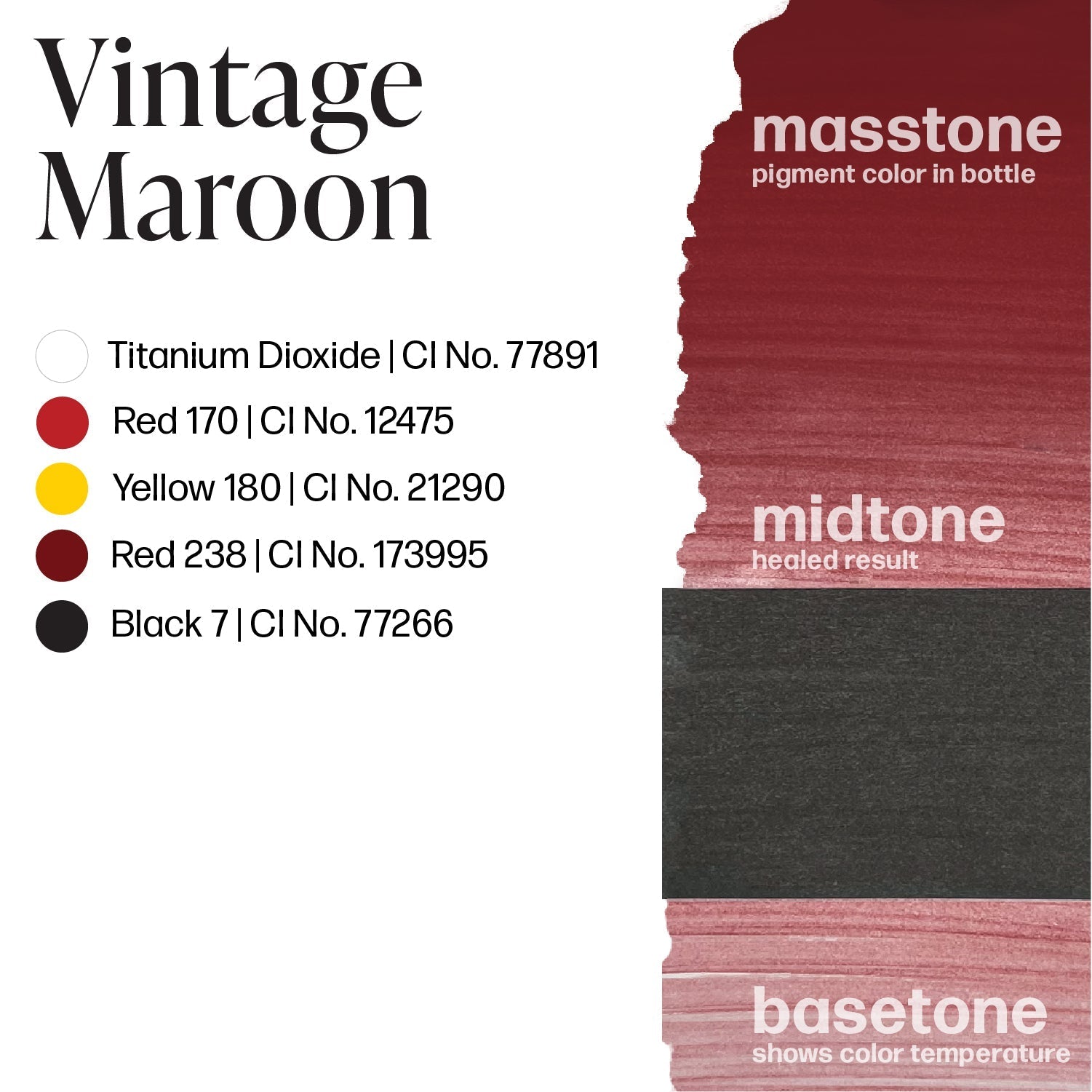 Perma Blend Luxe PMU Ink - Vintage Maroon 15ml - The Perma