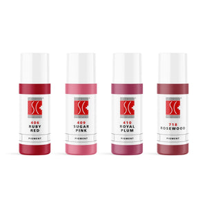 Pink Obsession Pigments Set, 4 x 5ml - The Perma