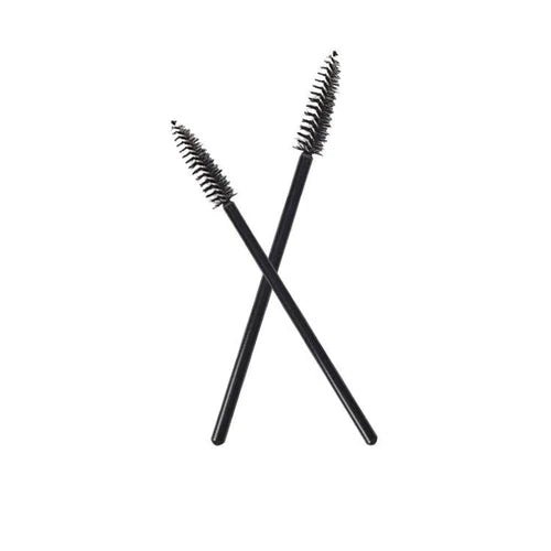 POPU - Disposable Eyebrow Brush 50pcs - Black - The Perma
