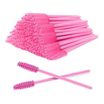 POPU - Disposable Eyebrow Brush 50pcs - Pink - The Perma