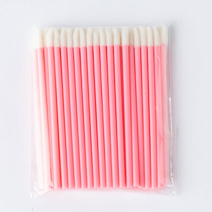 POPU - Disposable Lip Brush - 50pcs - Pink - The Perma