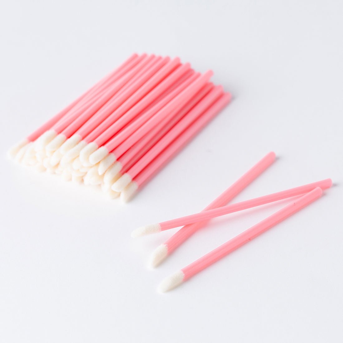 POPU - Disposable Lip Brush - 50pcs - Pink - The Perma