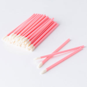 POPU - Disposable Lip Brush - 50pcs - Pink - The Perma