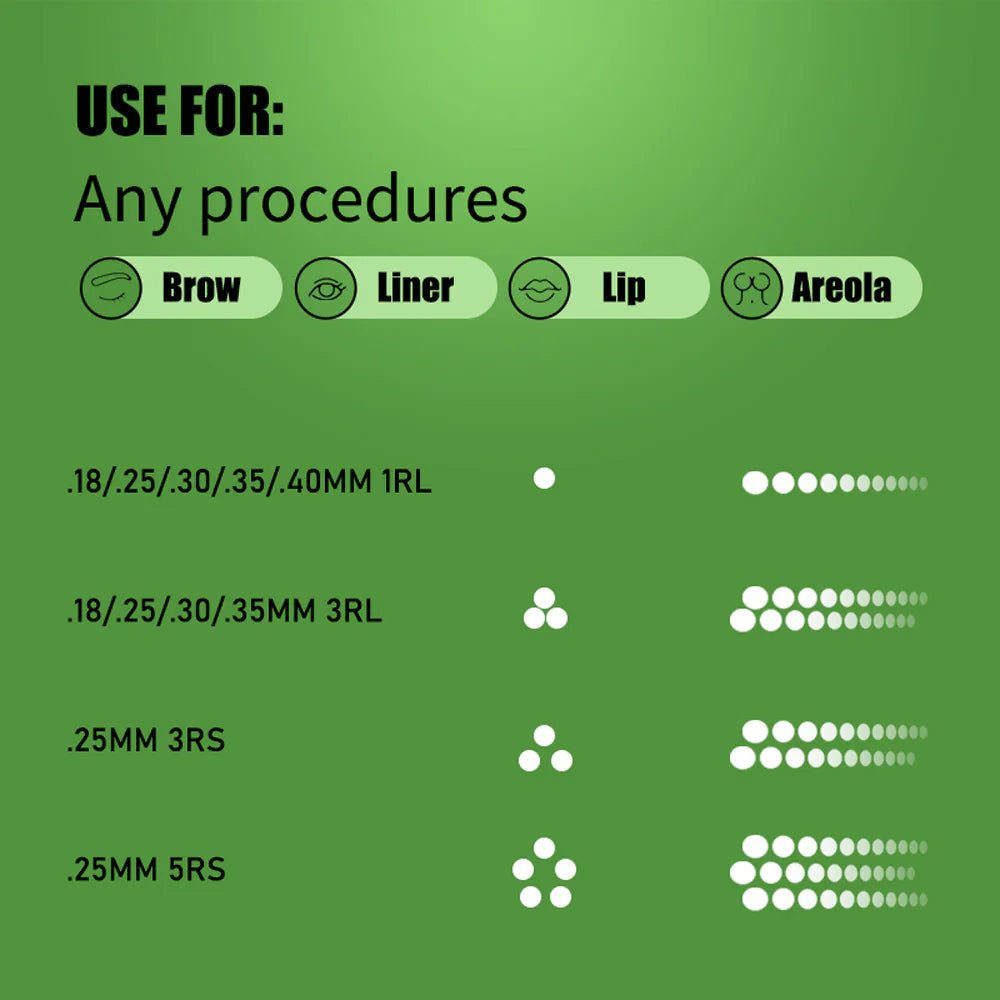 POPU - Omni V2 Cartridge 3 - Round Liner Long Taper - 16pcs - The Perma