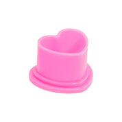 Bag of 500 Saferly Heart Ink Cups - Pink