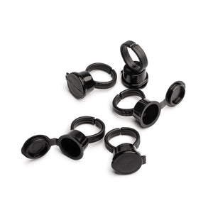 The Perma - Ring Cup Container 50pcs - Black - The Perma
