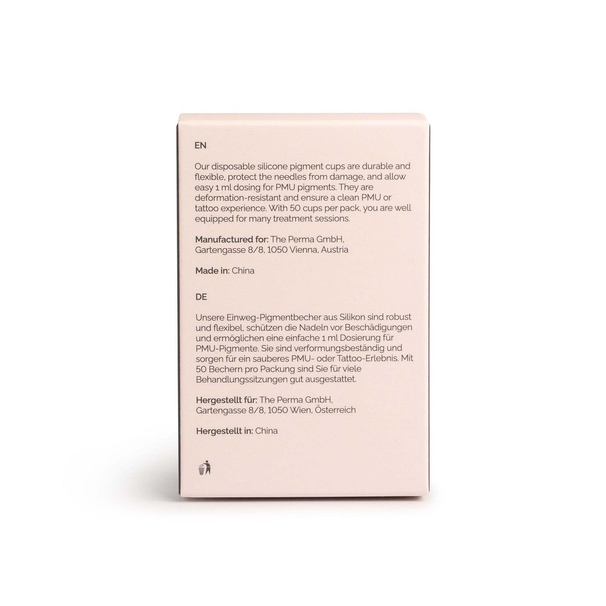 The Perma - Silicone Ink Cup 50pcs - White - The Perma