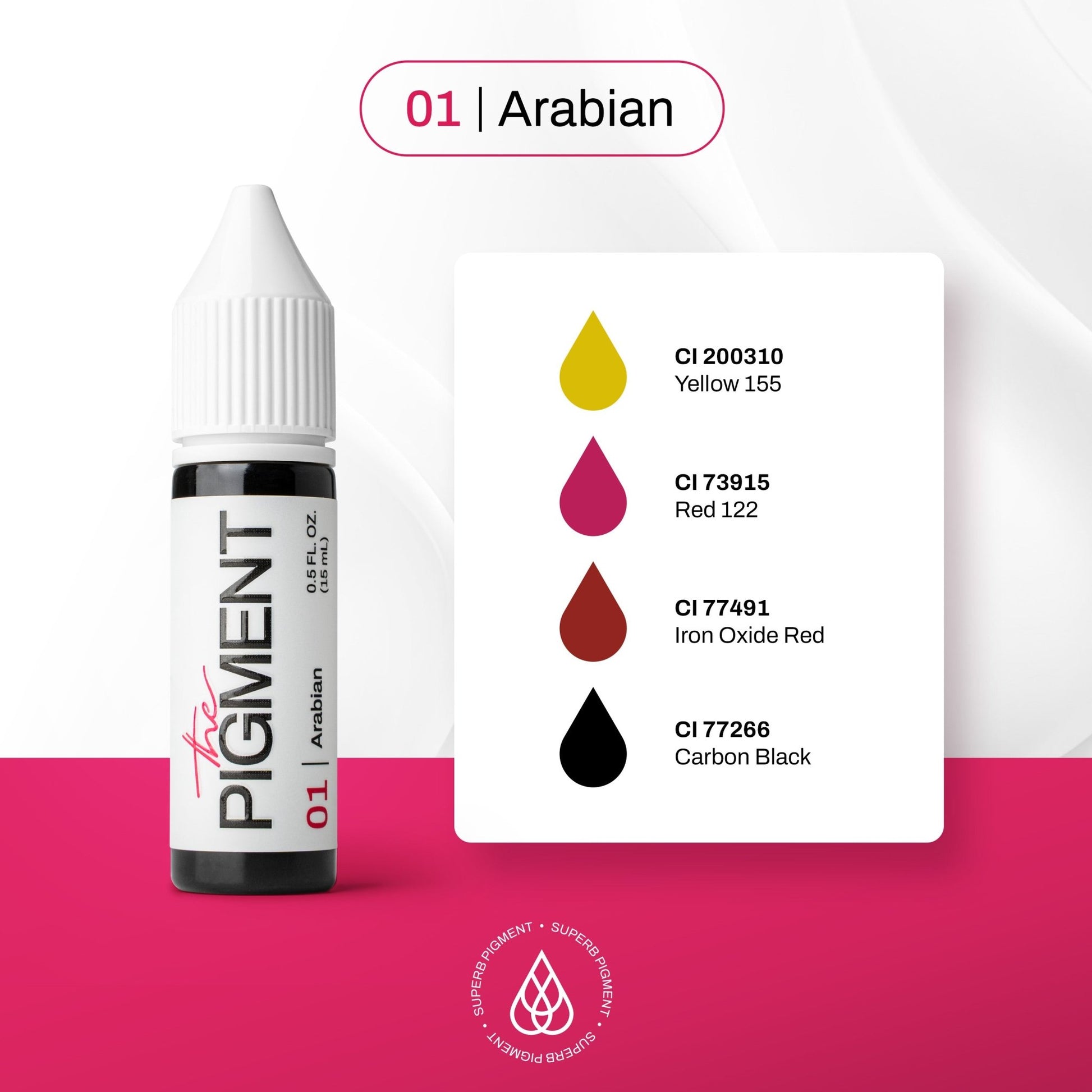 The Pigment - 01 Arabian - 15ml - The Perma