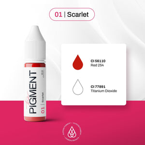 The Pigment - 01 Scarlet - 15ml - The Perma