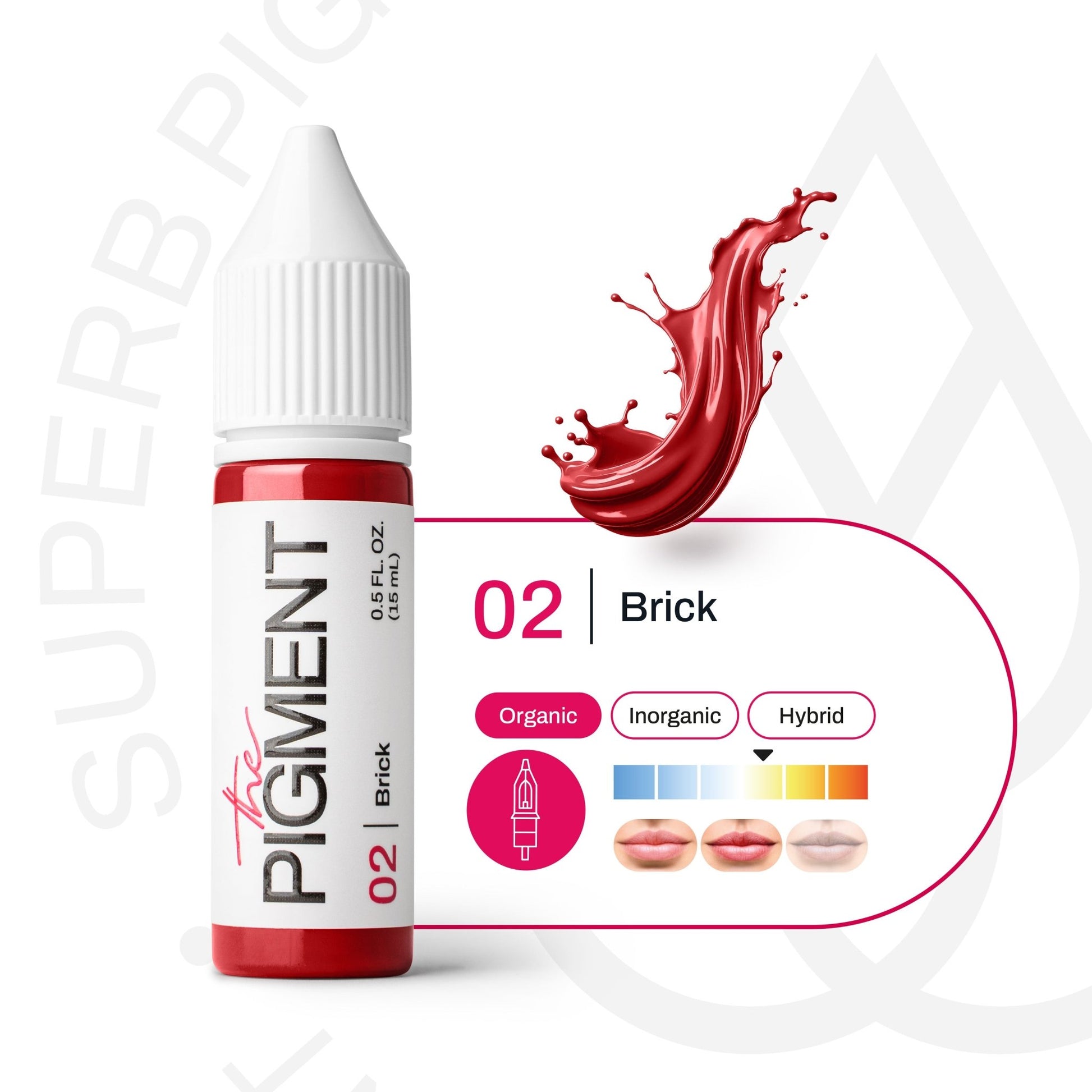 The Pigment - 02 Brick - 15ml - The Perma