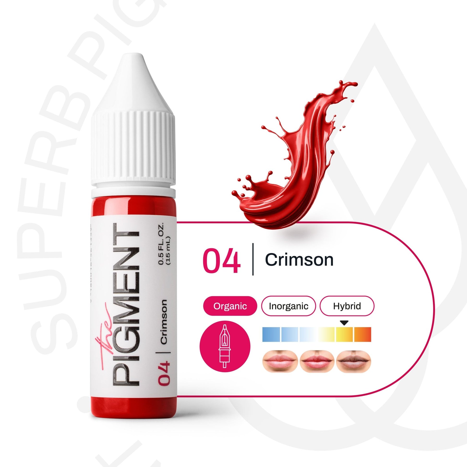 The Pigment - 04 Crimson - 15ml - The Perma