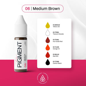 The Pigment - 06 Medium Brown - 15ml - The Perma