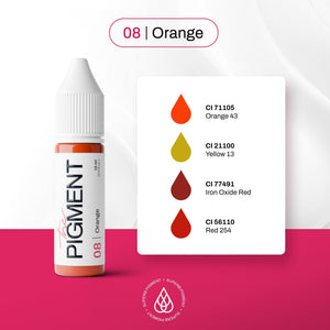 The Pigment - 08 Orange - 15ml - The Perma