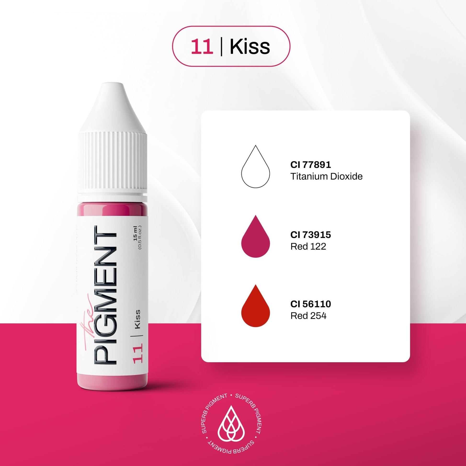 The Pigment - 11 Kiss - 15ml - The Perma
