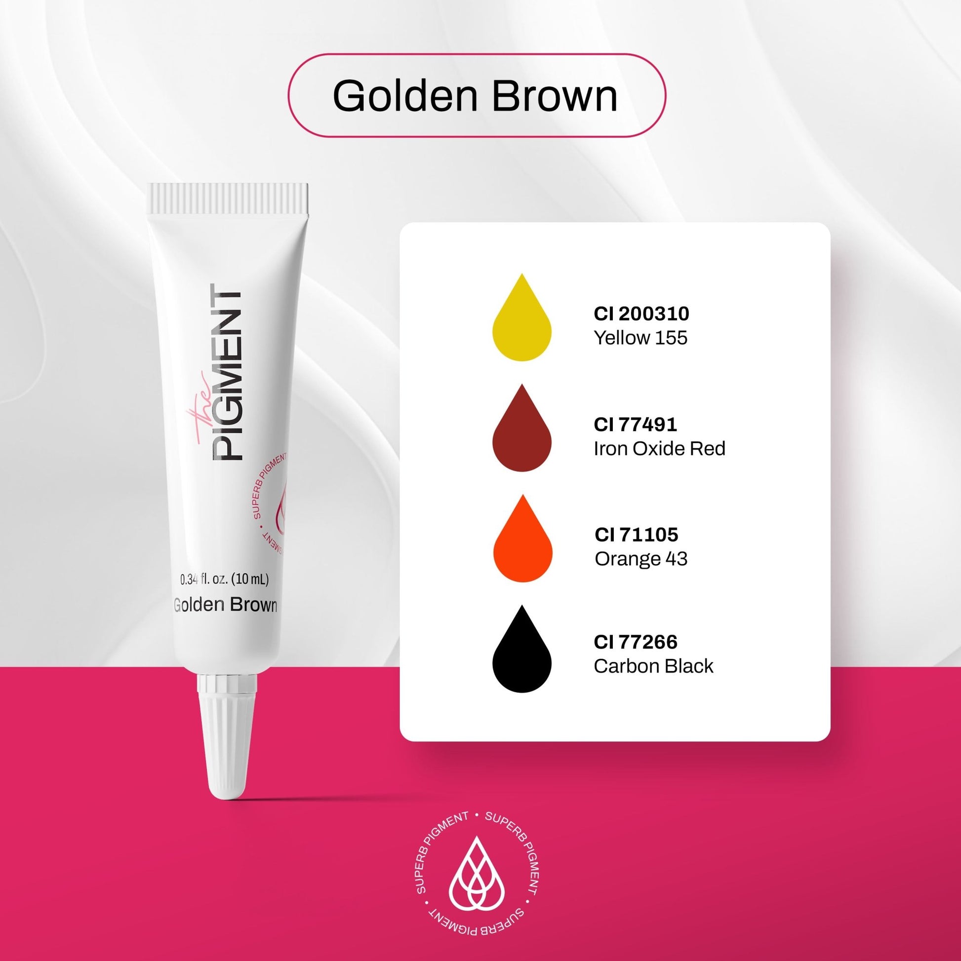 The Pigment Microblading - Goldenbrown - 10ml - The Perma